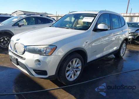 2016 BMW X3 Sdrive28I из США, поврежденный, VIN 5UXWZ7C51G0T42646